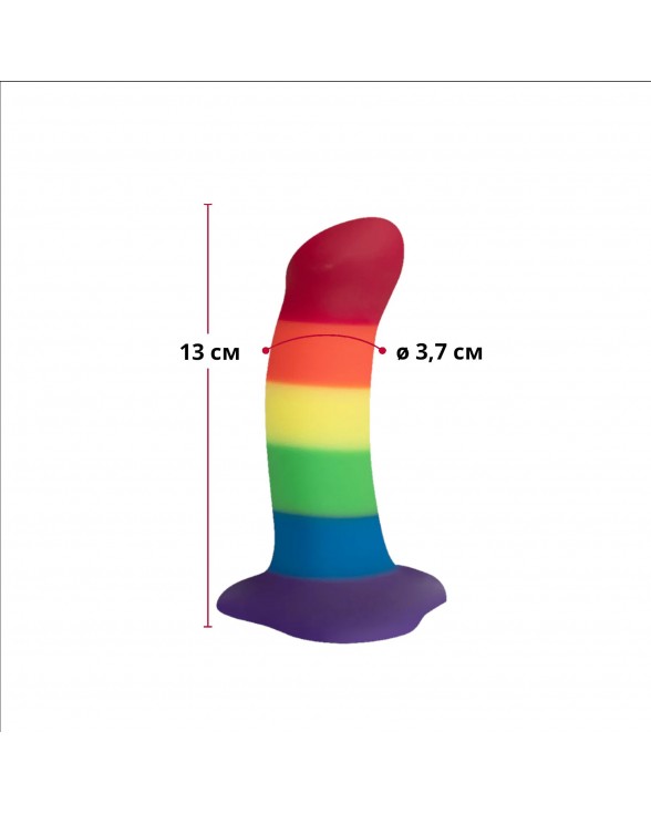 Фалоімітатор Fun Factory AMOR, райдужний - 2
