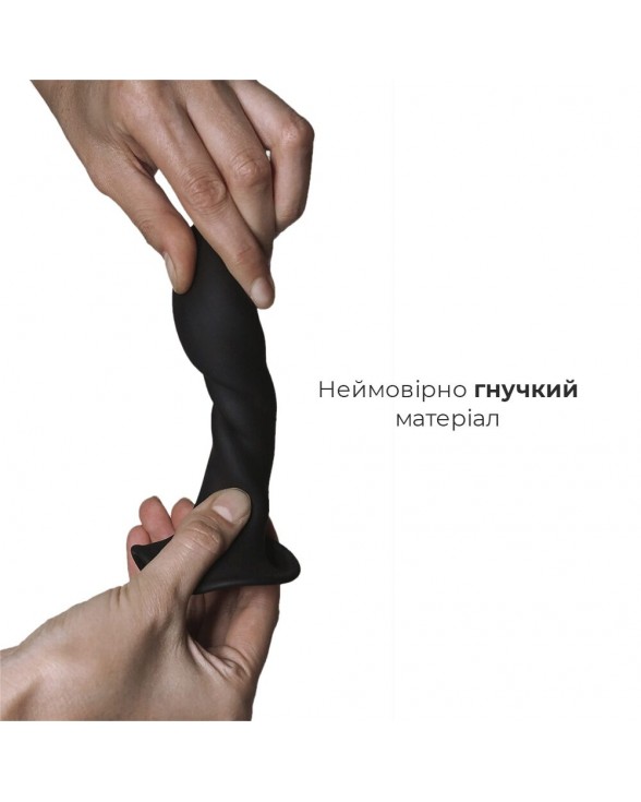 Ділдо з присоскою Adrien Lastic Hitsens 5 Black - 2