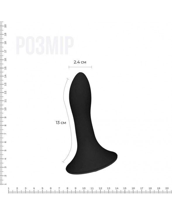 Ділдо з присоскою Adrien Lastic Hitsens 5 Black - 1