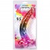 Фаллоимитатор Doc Johnson Crystal Jellies - 9.5 Inch Dildo - Rainbow - 4