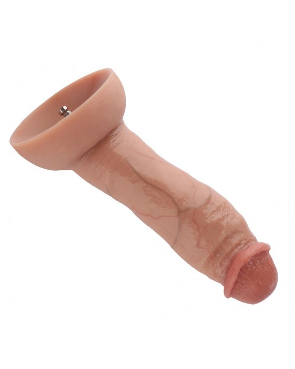 Гіперреалістичний фалоімітатор для секс-машин Hismith Hyper Realistic Silicone Dildo, KlicLok - 4