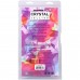 Фаллоимитатор Doc Johnson Crystal Jellies - 8 Inch Realistic Cock with Balls- Teal - 4