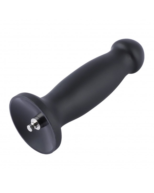 Силиконовый фаллоимитатор для секс-машин Hismith 7.2" Black Silicone Anal Dildo, система KlicLok - 6