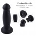 Силиконовый фаллоимитатор для секс-машин Hismith 7.2" Black Silicone Anal Dildo, система KlicLok - 10