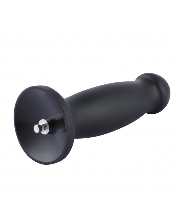 Силиконовый фаллоимитатор для секс-машин Hismith 7.2" Black Silicone Anal Dildo, система KlicLok - 7