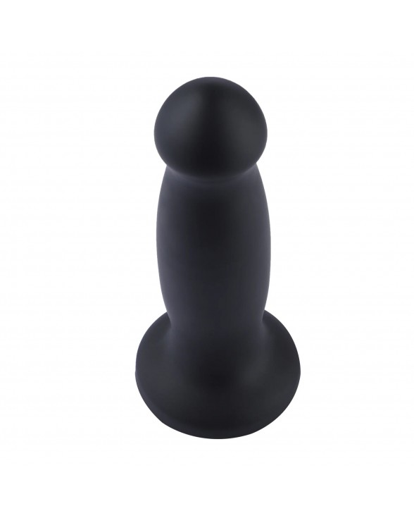 Силиконовый фаллоимитатор для секс-машин Hismith 7.2" Black Silicone Anal Dildo, система KlicLok - 1