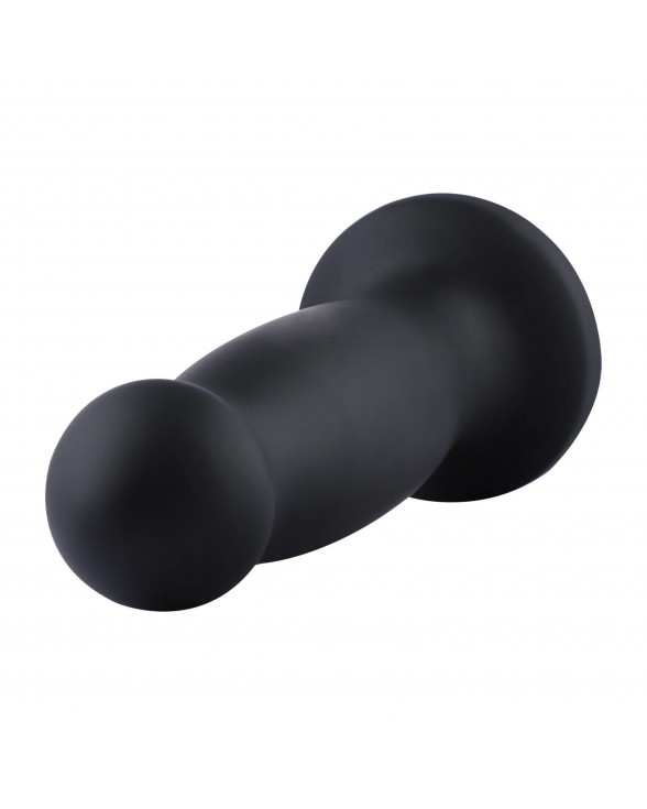 Силиконовый фаллоимитатор для секс-машин Hismith 7.2" Black Silicone Anal Dildo, система KlicLok - 5