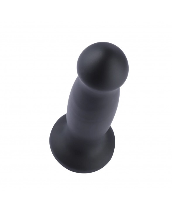 Силиконовый фаллоимитатор для секс-машин Hismith 7.2" Black Silicone Anal Dildo, система KlicLok - 2
