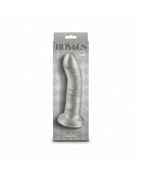 Ділдо NS Novelties Royals - 7" Charlie - Metallic Champagne - 3