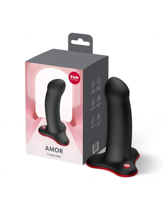 Фаллоимитатор Fun Factory AMOR Black, изогнутый - 6