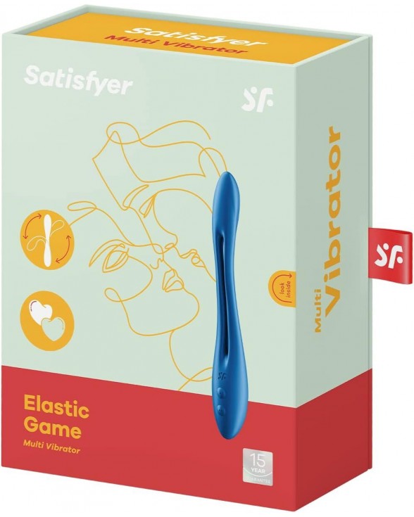 Універсальний гнучкий вібратор для пар Satisfyer Elastic Game Dark Blue - 7