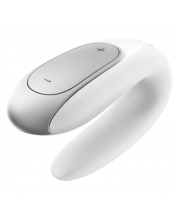 Смартвібратор для пар Satisfyer Double Fun (White) з пультом ДК - 3