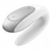 Смартвібратор для пар Satisfyer Double Fun (White) з пультом ДК - 3