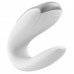 Смартвібратор для пар Satisfyer Double Fun (White) з пультом ДК - 4