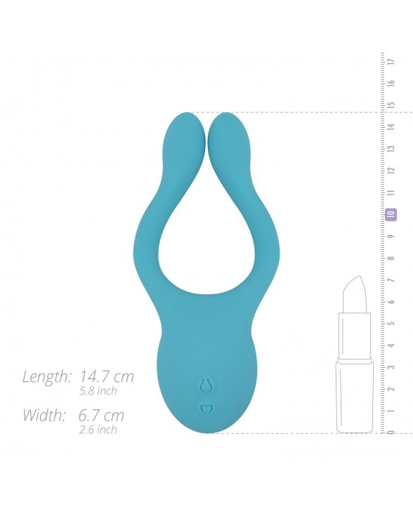 Вібратор для пар Cala Azul - Dani I Couples Vibrator - 6