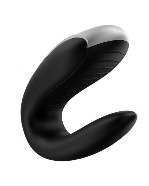 Смартвібратор для пар Satisfyer Double Fun (Black) з пультом ДК - 1