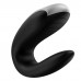 Смартвібратор для пар Satisfyer Double Fun (Black) з пультом ДК - 1