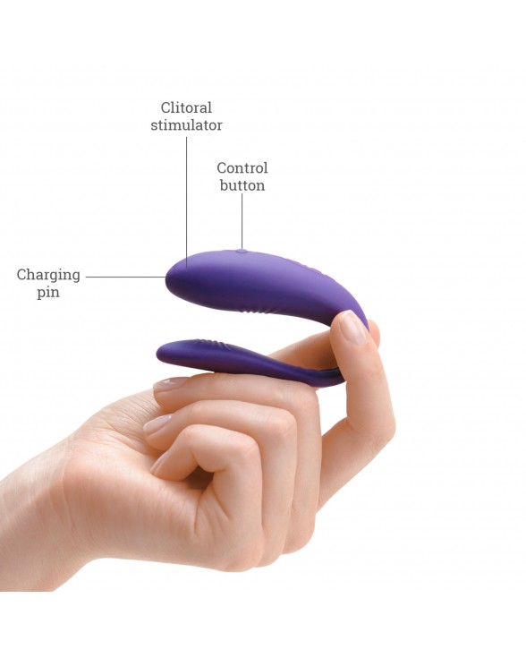 Вибратор для пар We-Vibe Unite Purple - 4