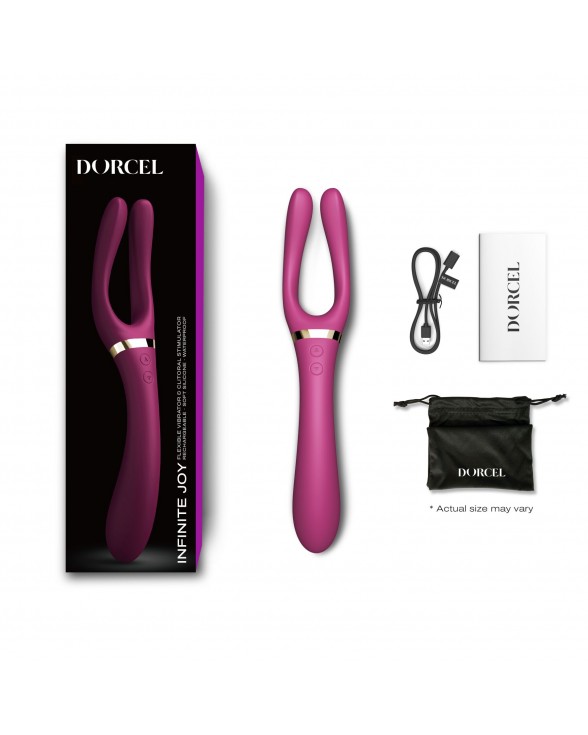 Вибратор-стимулятор Dorcel INFINITE JOY PLUM - 5