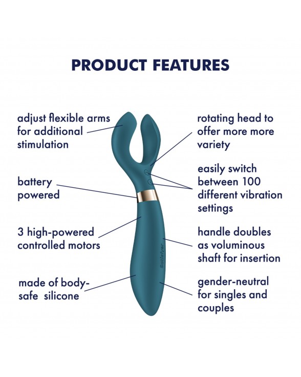 Вибратор для пар Satisfyer Endless Fun Battery Series, многофункциональный - 4