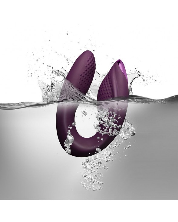 Женский вибратор для оргазма без рук Rocks Off Rock Chick Diva Purple - 2