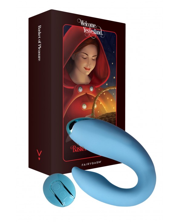 Вібратор для пар FairyGasm PleasureBerry blue