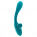 Вибратор S Pleasures Dual Suction - Turquoise - 1