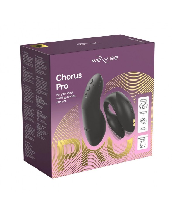 Смарт вибратор для пар We-Vibe Chorus Pro Satin Black - 13