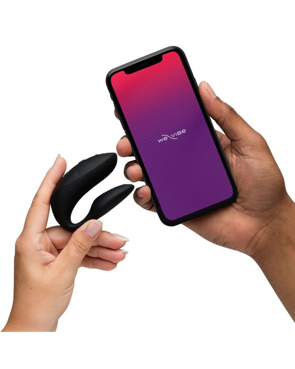 Смарт вибратор для пар We-Vibe Chorus Pro Satin Black - 15