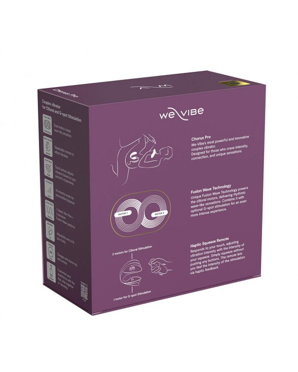 Смарт вибратор для пар We-Vibe Chorus Pro Satin Black - 14