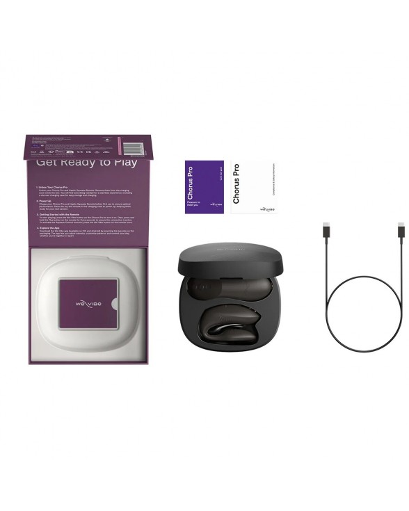 Смарт вибратор для пар We-Vibe Chorus Pro Satin Black - 10