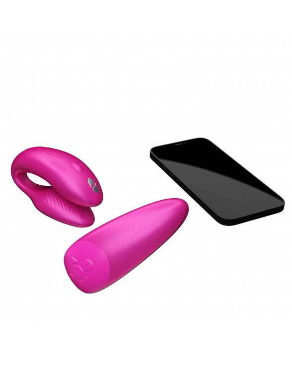 Смарт-вібратор для пар We-Vibe Chorus Cosmic Pink - 4