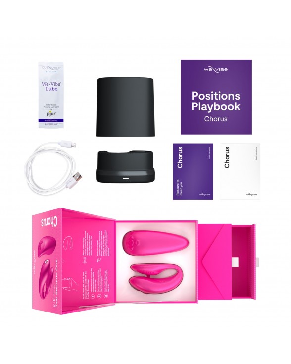 Смарт-вібратор для пар We-Vibe Chorus Cosmic Pink - 6
