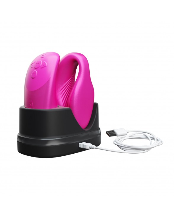 Смарт-вібратор для пар We-Vibe Chorus Cosmic Pink - 5