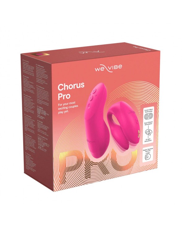 Смарт-вибратор для пар We-Vibe Chorus Pro Electric Pink - 13
