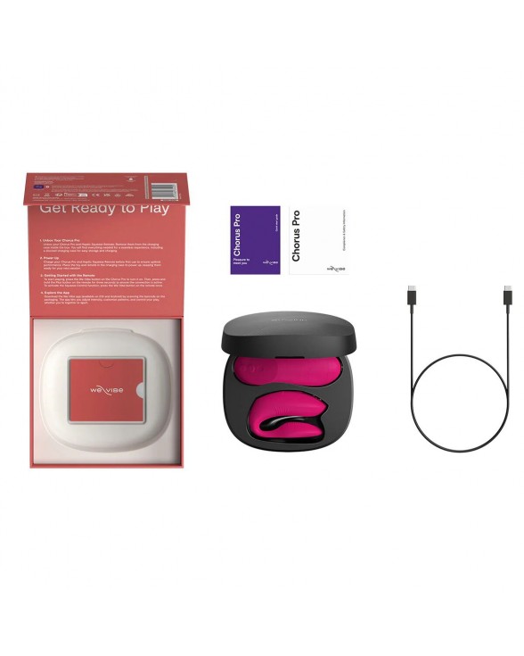 Смарт-вибратор для пар We-Vibe Chorus Pro Electric Pink - 10