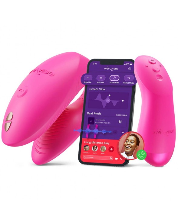Смарт-вибратор для пар We-Vibe Chorus Pro Electric Pink