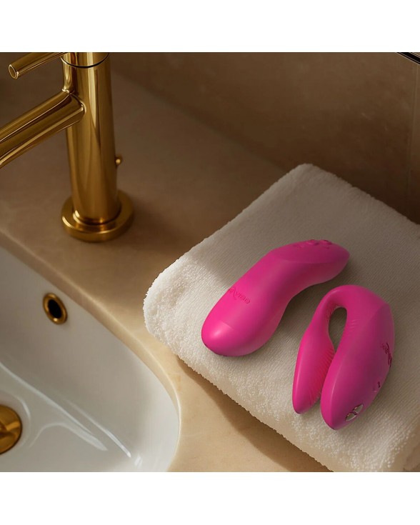 Смарт-вибратор для пар We-Vibe Chorus Pro Electric Pink - 19