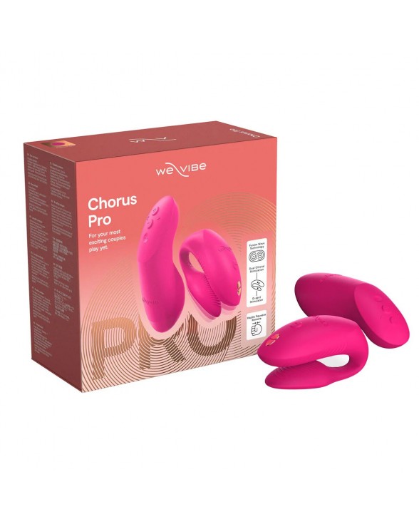 Смарт-вибратор для пар We-Vibe Chorus Pro Electric Pink - 12