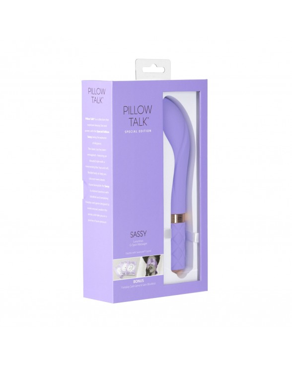 Розкішний вібратор Pillow Talk Sassy Purple Special Edition - 10
