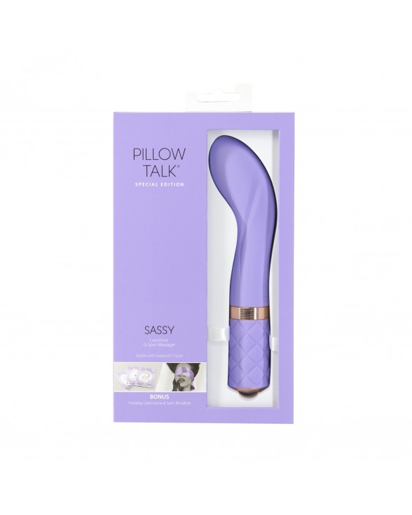 Розкішний вібратор Pillow Talk Sassy Purple Special Edition - 8