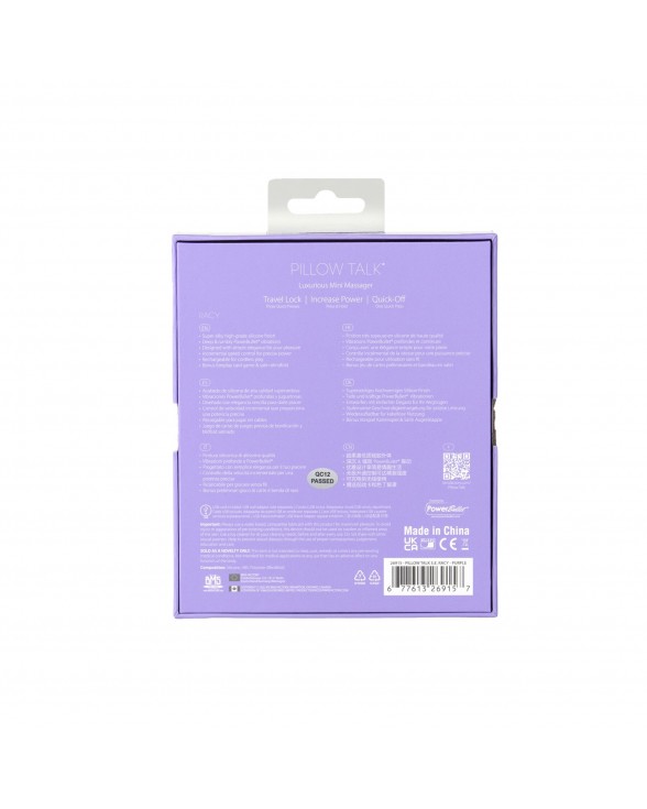 Розкішний вібратор Pillow Talk Racy Purple Special Edition - 9