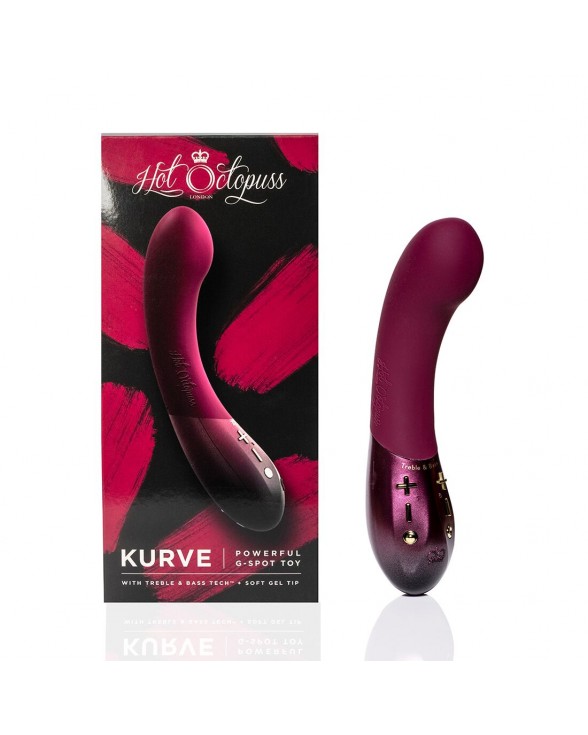 Вібратор для точки G Hot Octopuss KURVE, Treble and Bass Technology - 8