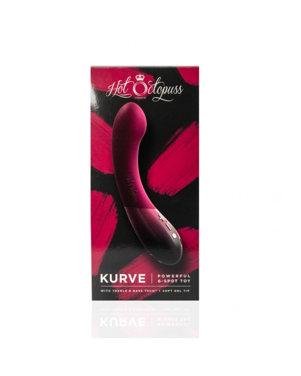Вібратор для точки G Hot Octopuss KURVE, Treble and Bass Technology - 9