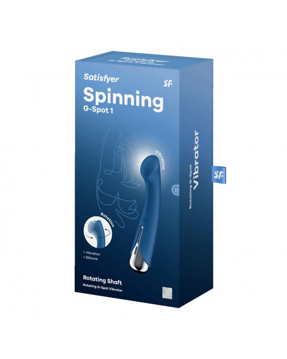 Вібратор для точки G Satisfyer Spinning G-Spot 1 Blue - 7