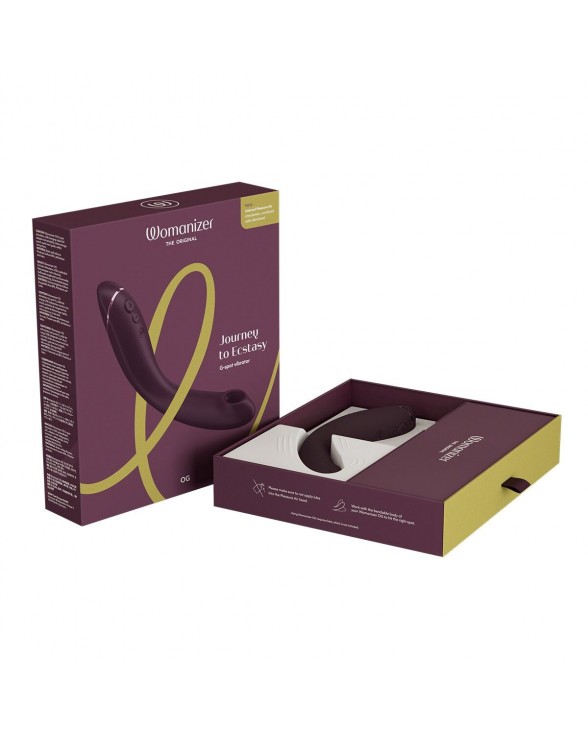 Вібратор для точки G з вакуумною стимуляцією Womanizer OG Aubergine - 7