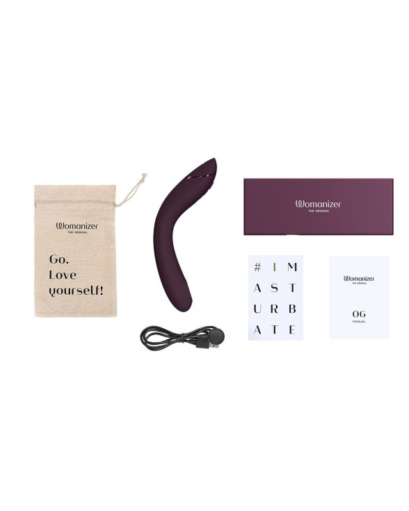 Вібратор для точки G з вакуумною стимуляцією Womanizer OG Aubergine - 6