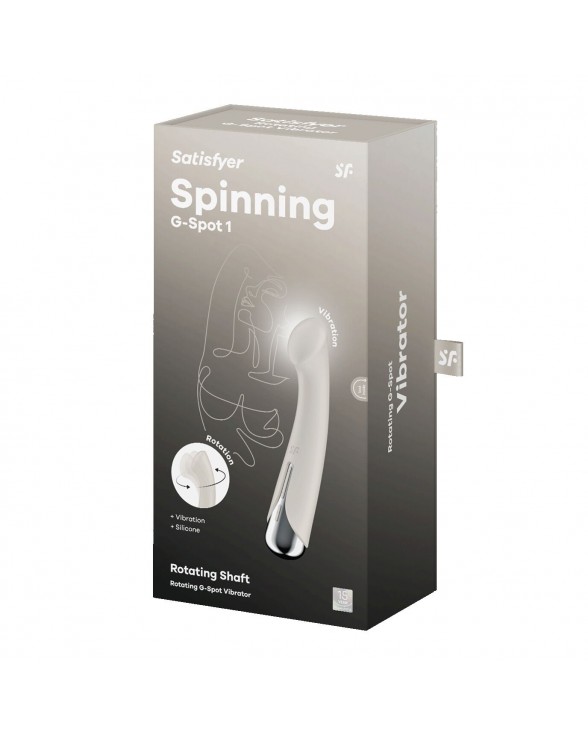 Вібратор для точки G Satisfyer Spinning G-Spot 1 Beige - 7