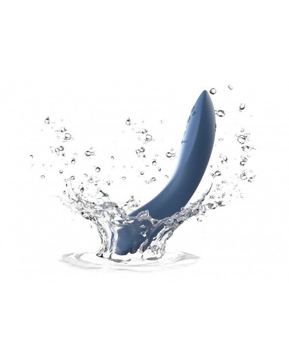 Смарт-вібратор для точки G We-Vibe Rave 2 Twisted Pleasure Blue - 5