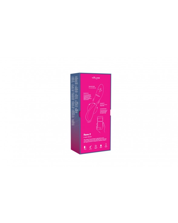 Смарт-вібратор для точки G We-Vibe Rave 2 Twisted Pleasure Pink - 8
